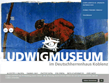 Tablet Screenshot of ludwigmuseum.org